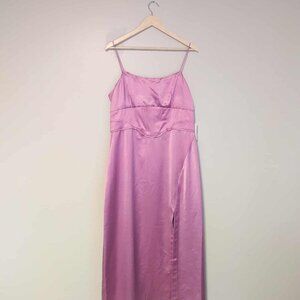 Jason Wu pink satin corset dress